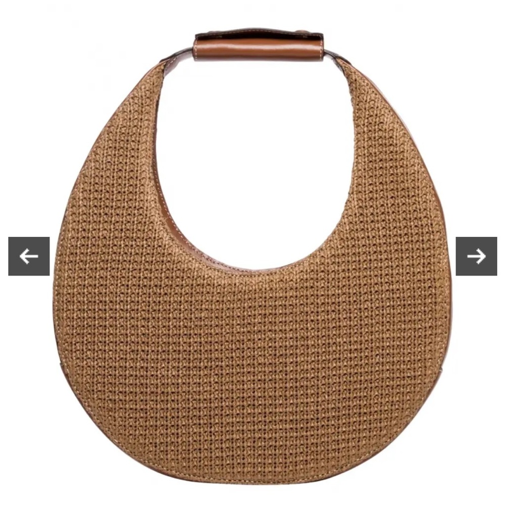 NEW Staud Camel Synthetic Moon Bag